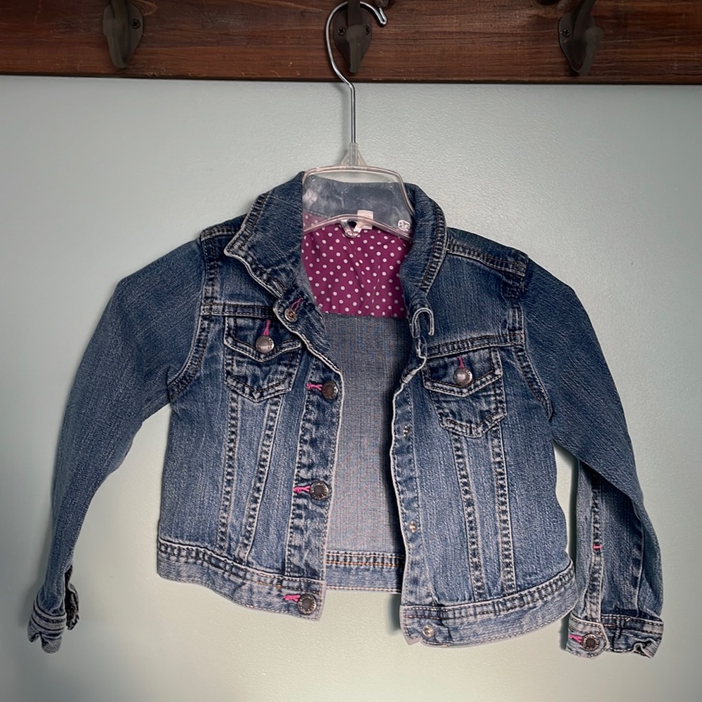 OshKosh 4T little girls denim jean jacket